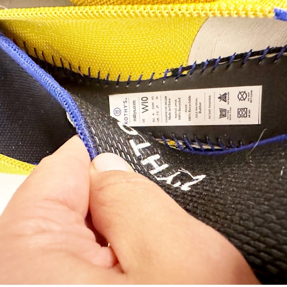 #761 Rothy’s Pointed Flats says size 10 but fit like a 8 they are mismarked. - Picture 11 of 12